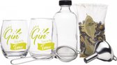 gin-bereidingsset glas transparant 6-delig