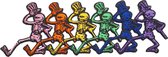 Grateful Dead - Dancing Skeletons Patch - Multicolours