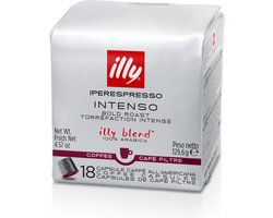 illy - Iperespresso Filter - Americano - koffiecapsules - Intenso - 6 x 18 capsules