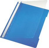 10 x Snelhechter Leitz standaard - A4 - PVC - blauw - 4191