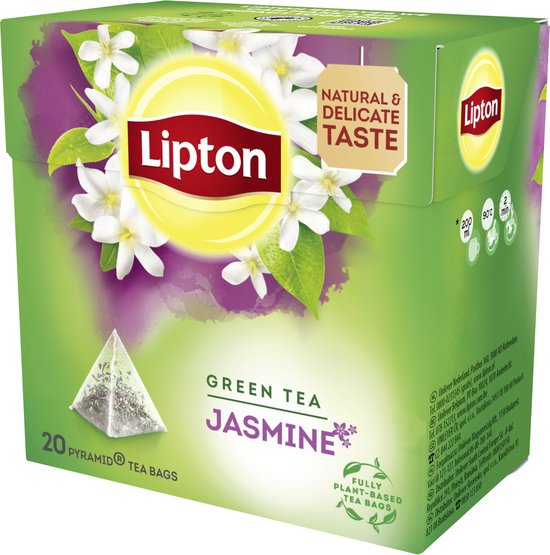 Lipton Jasmijn Groene Thee, met een kruidige, smaak en lichte, afdronk... | bol.com