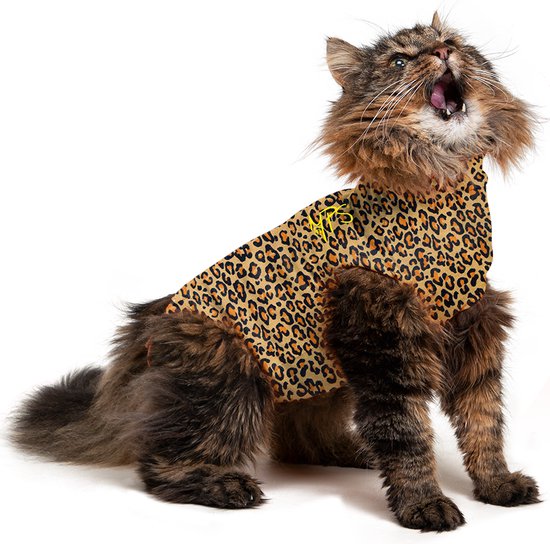 Medical Pet Shirt Kat Luipaard Print - XXS - Medical Pet Shirt