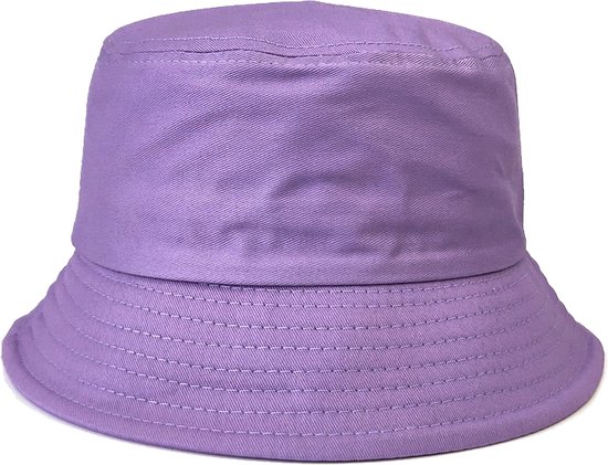 Bucket Hat - Lila | 55-57 cm - One Size | Katoen | Fashion Favorite
