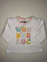 Nini - T-shirt/Shirtje Fleur - Maat 56 - 0 t/m 2 maanden