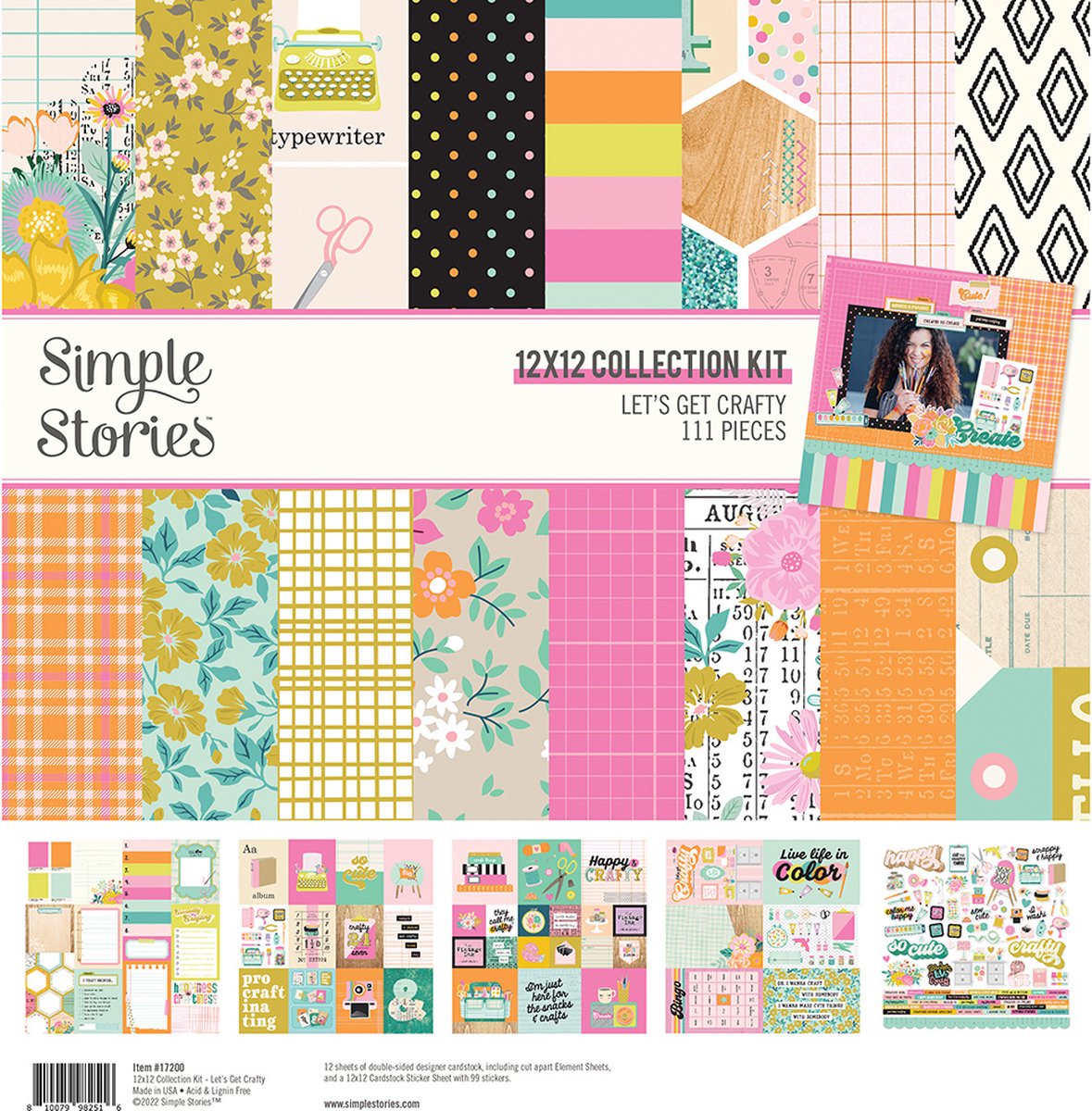 Simple Stories - Let's Get Crafty - Collection Kit (17200)