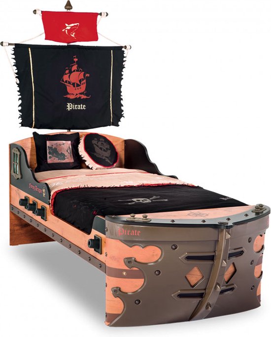 Product: Cilek Piratenbed schip 190x90cm, van het merk Cilek