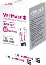 VetMate bloedglucosemeter teststrips 50 stuks