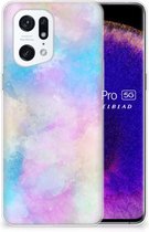 Telefoon Hoesje OPPO Find X5 Pro Silicone Back Case Watercolor Light