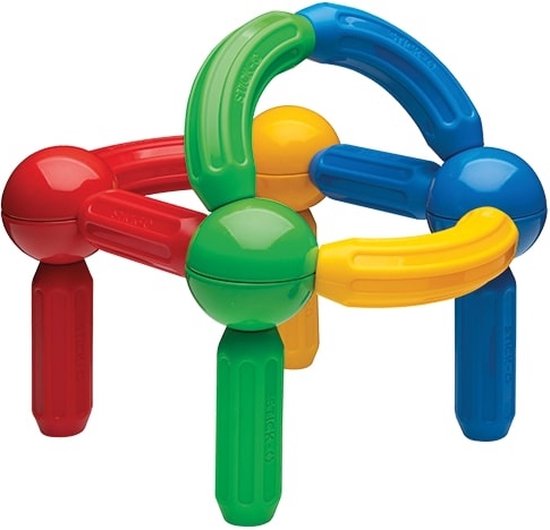 Stick-O Basic Set - Magnetisch Bouwspeelgoed - 20-delig - Montessori Speelgoed - vanaf 18 maanden
