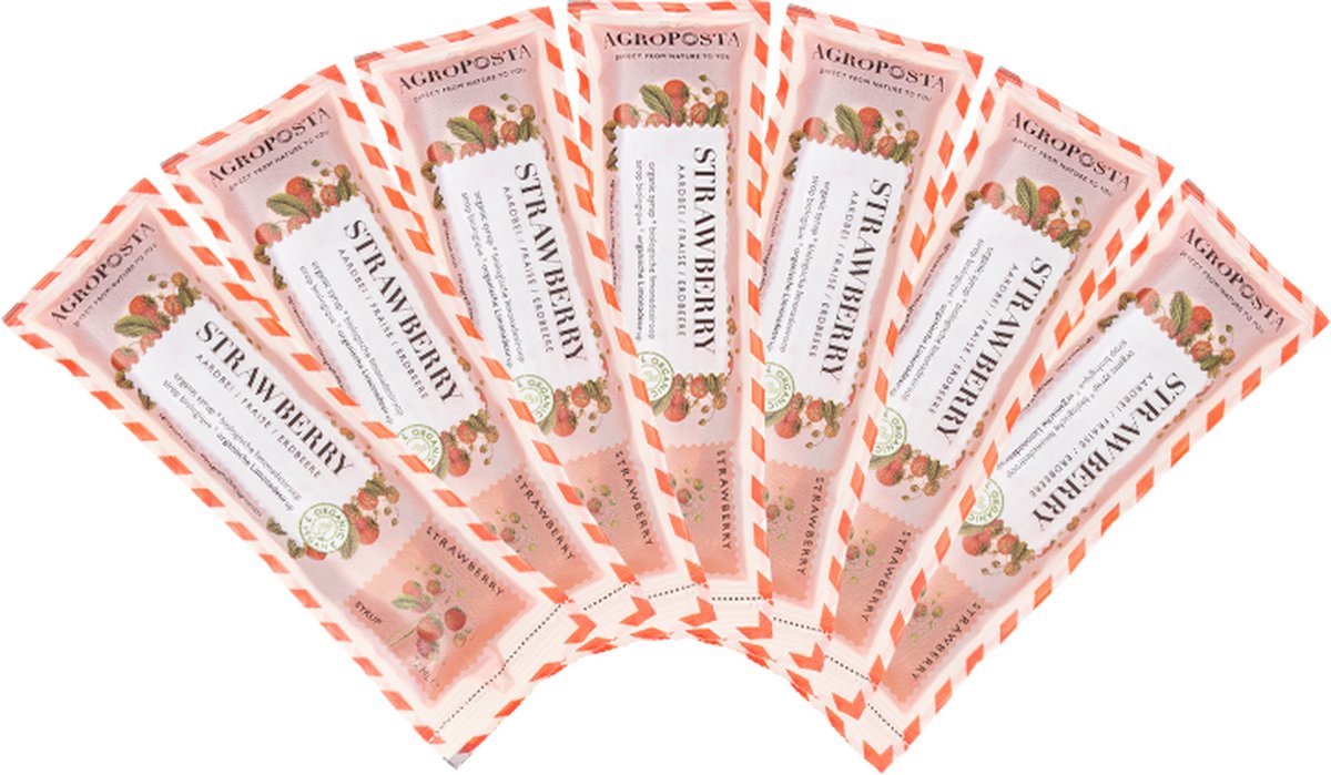 Agroposta - Aardbei Limonade siroop - 50 sachets
