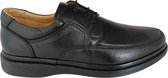 Chaussures à lacets homme - Chaussures homme confort 24/7 - Chaussures habillées - Chaussures habillées grandes tailles 215 - Cuir véritable - Zwart 48