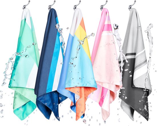 Dock & Bay Go Faster - Serviette de sport - Serviette rafraîchissante - (69x33cm) - Pace Grey