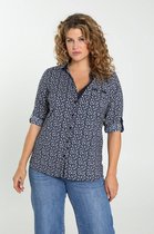 Paprika Dames Bedrukte hemd Liberty - Outdoorblouse - Maat 50