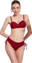 No Gossip Balconette push up bikiniset Kruising aan de voorkant BORDEAUX 40