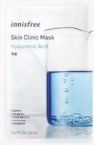 Innisfree Skin Clinic Mask - Hyaluronic Acid - Hydrating Gezichtsmasker - 20ml - Korean K Beauty - Relieve Dryness - Dewy & Hydrated Skin Finish