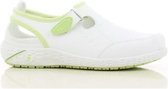 Safety Jogger Oxypas Lina OB Sandaalschoen SlipvastSRC-ESD-AS Lichtgroen – Maat 35