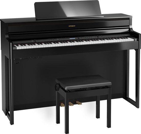Roland HP-704 - Digitale Piano - Hoogglans Zwart - 10 jaar garantie