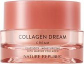 Nature Republic Collagen Dream Cream - Elasticity & Deep Moisturizing - Collageen Huidveroudering - Natural Nutrients from Ocean - 50ml - Korean Skincare - Collageen Huidverzorging