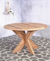SenS Garden Furniture - Malta Teak Tuintafel - 130x130x76cm - Bruin