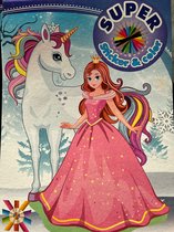 Kleurboek unicorn met stickers