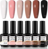 ROSALIND®6 Delige Gellak - 6x15ml - Gellak Set A - Nagelstudio - Kwaliteit