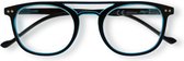 Icon Eyewear KCE344 John Leesbril +5.00 Donkerblauw montuur met lichtblauwe touch