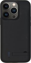 Hoesje Geschikt voor iPhone 13 Pro - Power case 5000 mAh - zwart