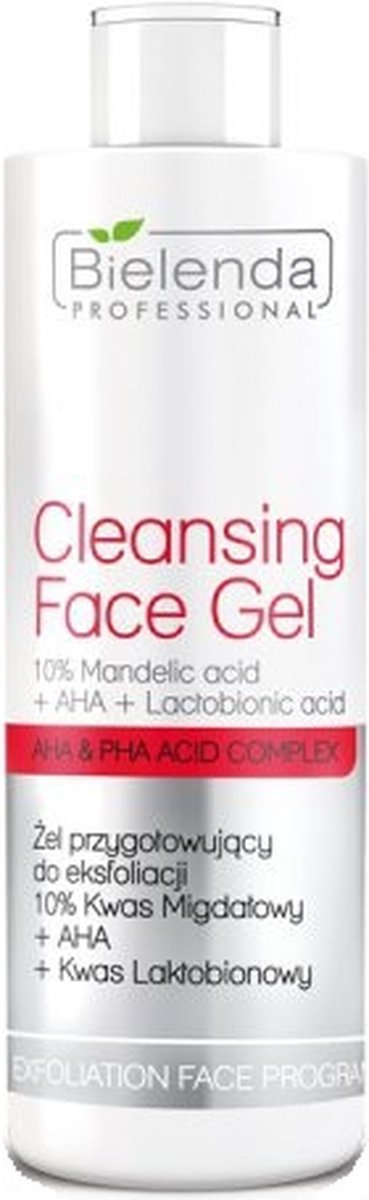 Bielenda Professional - Exfoliathon Face Cleansing Face Gel Program Cleansing Face Gel Preparation Gel For Exfoliation 10% Almond Acid + Aha + Lactobionic Acid 200G