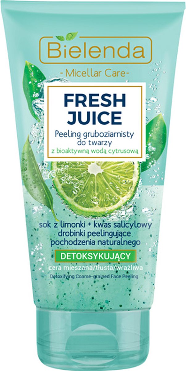 Bielenda - Fresh Juice Peeling Dec Detoxifying Grains With Citrus Water Lime 150G