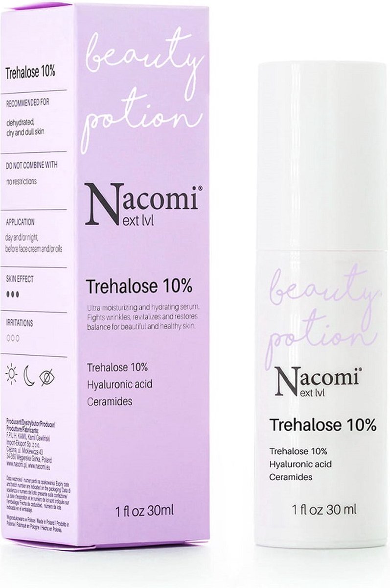 Nacomi Next Level Multifunctioneel Serum Met Trehalose 10% 30ml.