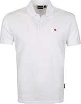 Napapijri - Ealis Polo Wit - Modern-fit - Heren Poloshirt Maat M