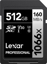 Lexar Professional 1066x 512 Go SDXC UHS-I Classe 10