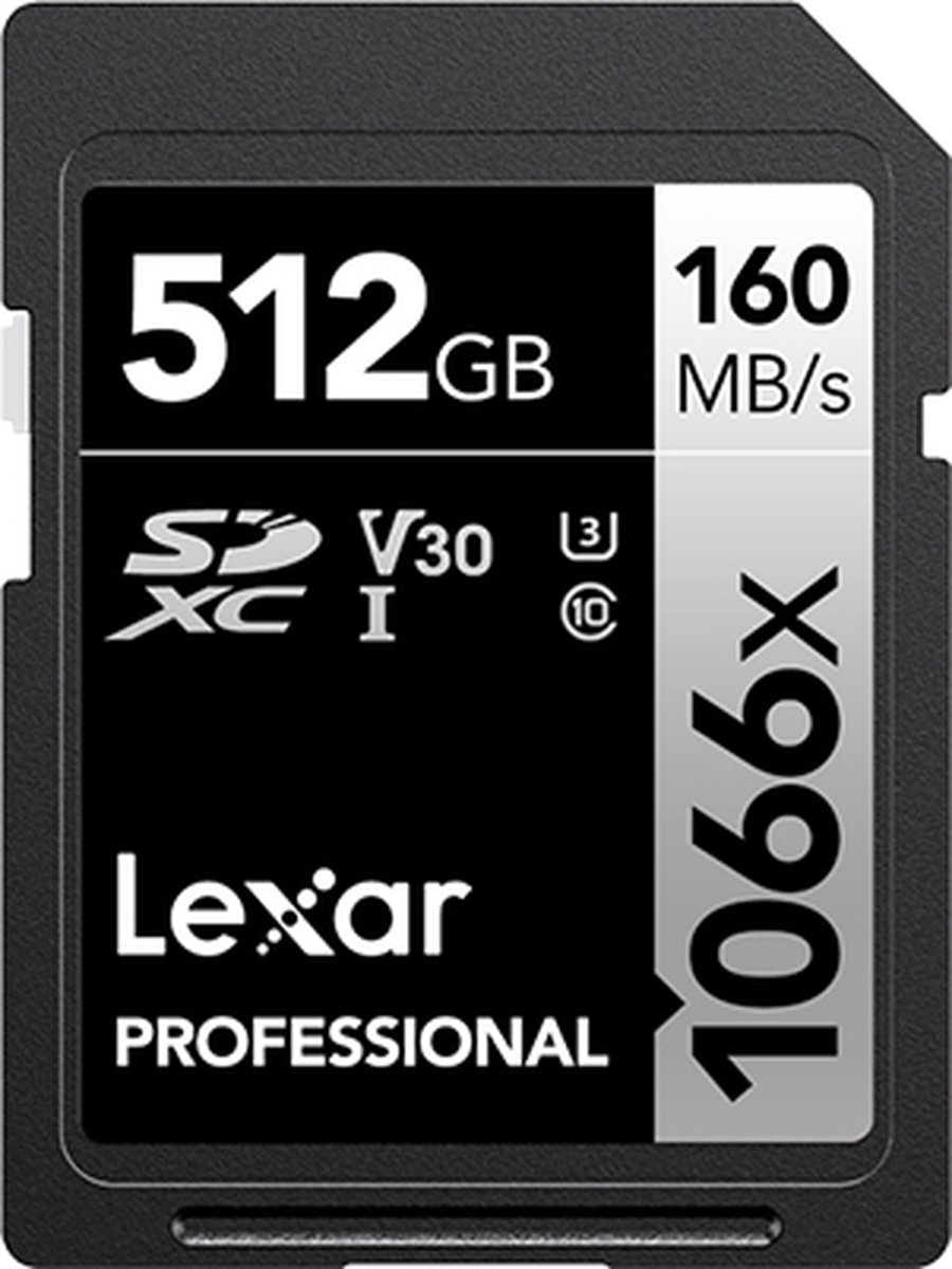 Lexar SDXC Professional UHS-I 1066x 512GB