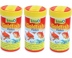 Tetra - Goldfish Flakes - 250 ml - 3 stuks