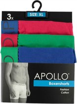 apollo-boxershort-heren-katoen-rood-groen-blauw-3-stuks