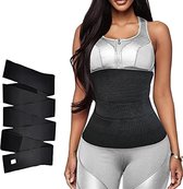 Happygetfit - Snatch Me Up Bandage Wrap, Onzichtbare Wrap Taille Trainer Tape, Verstelbare Comfortabele Lumbale Taille Ondersteuning Riem Voor Afslanken, Taille Trainer Korset, Trimmer Body S