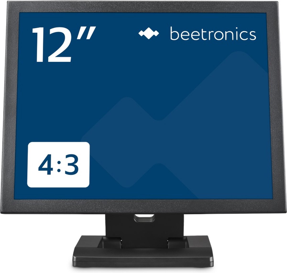 Beetronics 12 inch monitor metaal (4:3)