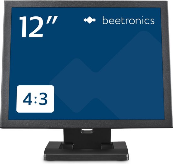 Beetronics 13 inch monitor metaal (4:3)