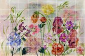 IXXI Flower Garden - Wanddecoratie - 120 x 180 cm