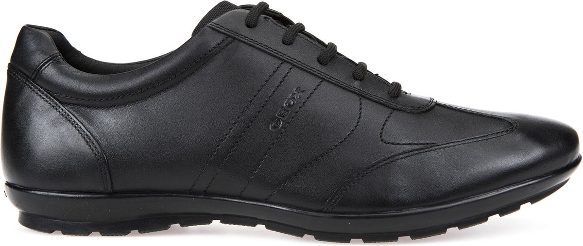 GEOX Uomo Symbol Heren Sneakers - Zwart - Maat 42.5 | bol
