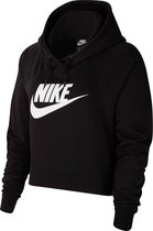 Nike Sportswear Essentialential Fleece Gx Crop Hdy Dames Trui - Maat M