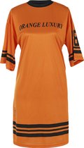 Orange Luxury Dames Shirt/Dress Sporty Oranje