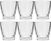 Set van 12x stuks water/sap glazen Pietr 310 ml van glas - Drinkglazen - Waterglazen