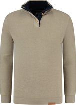 Travelin' Outdoor Jumper Solna - Herentrui - Dun gebreid - Beige Zand - Maat L