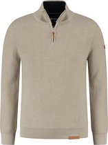 Travelin' Outdoor Jumper Kalix - Herentrui - Dun gebreid - Beige Zand - Maat L