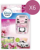 Febreze Starterset Car Vleugje Bloesem - 6 stuks