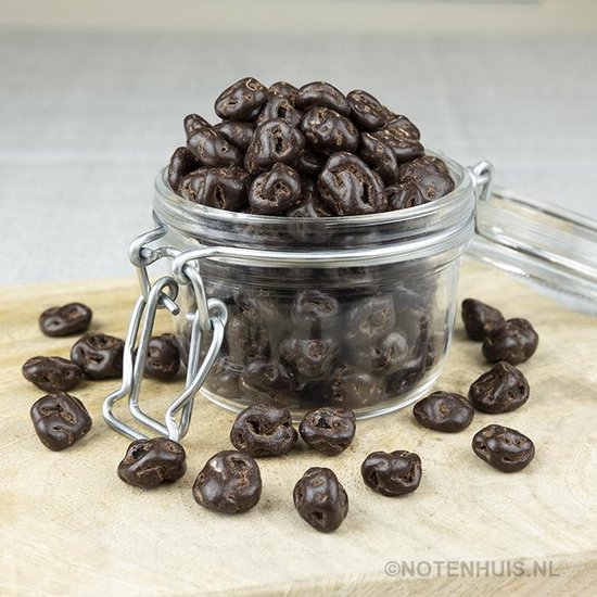 Minuz! Chocolade - Suikervrije chocolade rozijnen - puur - 200 gram ...