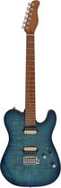 Elektrische gitaar Sire Guitars T7FM/TBL Flamed Maple Blue Larry Carlton