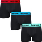BENYSØN 3-PACK Premium Heren Bamboe Boxershort-BNSET-7012-L
