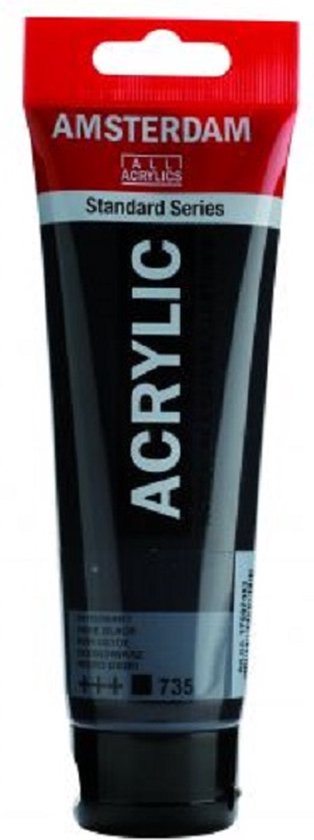 Amsterdam acrylverf - 120 ml - oxydzwart 735 Amsterdam acrylverf - 120 ml - oxydzwart 735